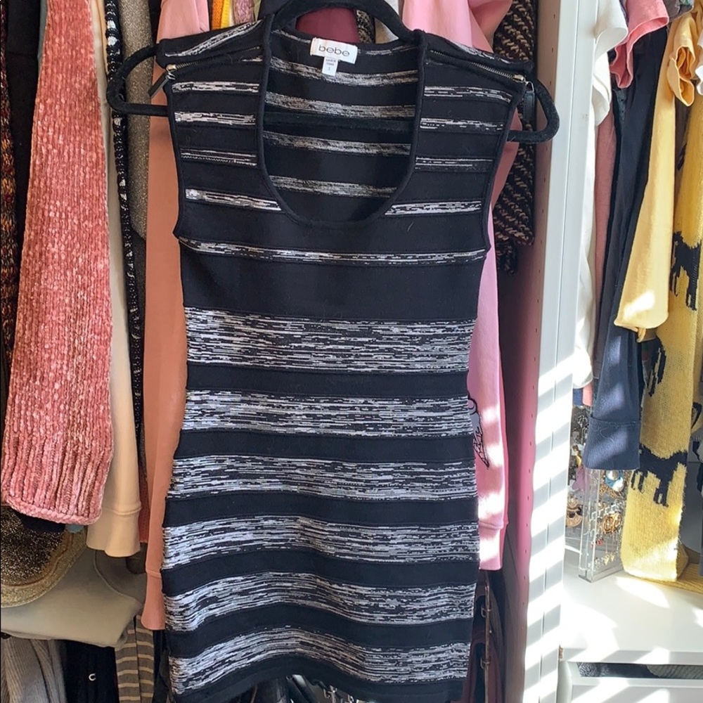 Bebe knitted bodycon dress S